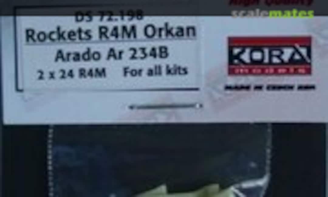 1:72 Rockets R4M Orkan for Arado Ar 234B (Kora Models DS 72.198) DS 72.198
