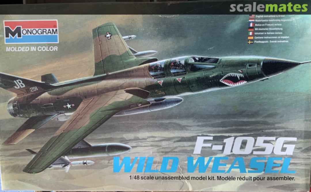 Boxart F-105G 5806 Monogram Boxart F-105G 5806 Monogram