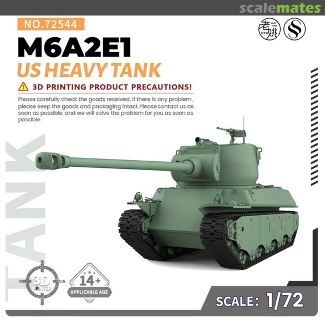 Boxart M6A2E1 72544 SSMODEL Boxart M6A2E1 72544 SSMODEL