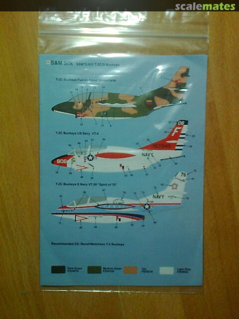 Boxart T-2C/D Buckeye SSM72-001 S&M Silk