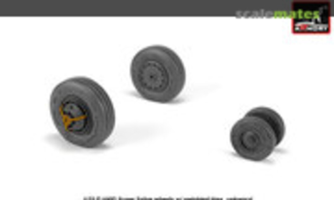 1:32 F-100D Super Sabre wheels w/ weighted tires (Armory AW32303) AW32303