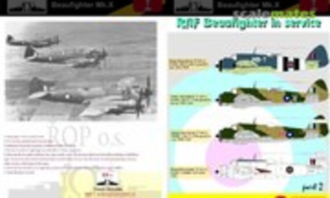1:72 RAF Beaufighter in service (ROP o.s. MNFD L72035) MNFD L72035