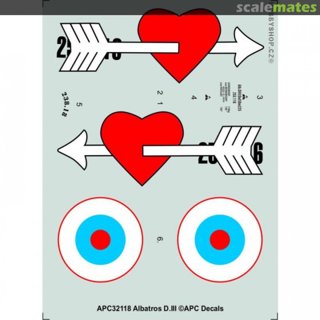 Boxart Albatros D.III Oeffag s. 253 APC32118 APC Decals Boxart Albatros D.III Oeffag s. 253 APC32118 APC Decals
