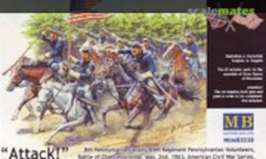 1:35 8th Pennsylvania Cavalry 89th Regiment Pennsylvanian Volunteers (Master Box MB3550) MB3550