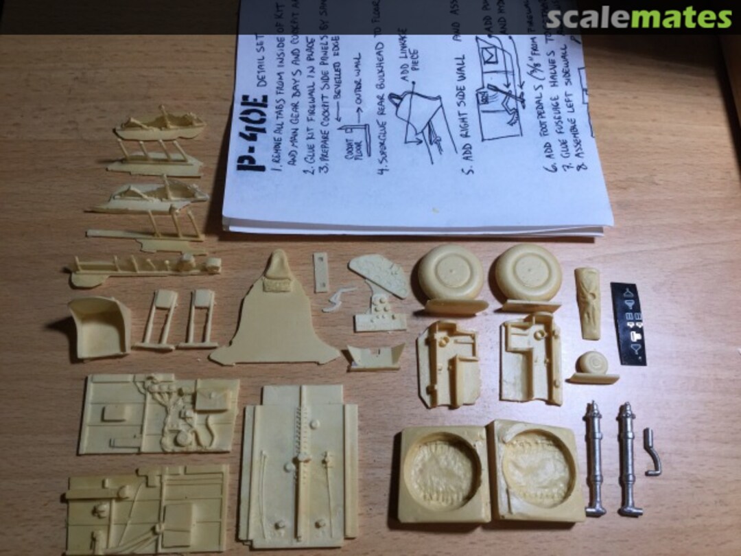 Boxart P-40E detail set None Jerry Rutman Boxart P-40E detail set None Jerry Rutman