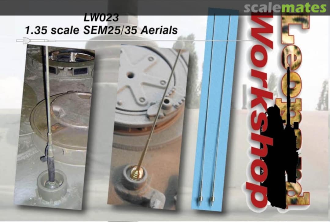 Boxart SEM25/35 Aerials - Antennen LW023 Leopard Workshop Boxart SEM25/35 Aerials - Antennen LW023 Leopard Workshop