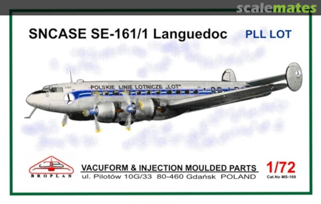 Boxart SNCASE SE-161/1 Languedoc MS-169 Broplan Boxart SNCASE SE-161/1 Languedoc MS-169 Broplan