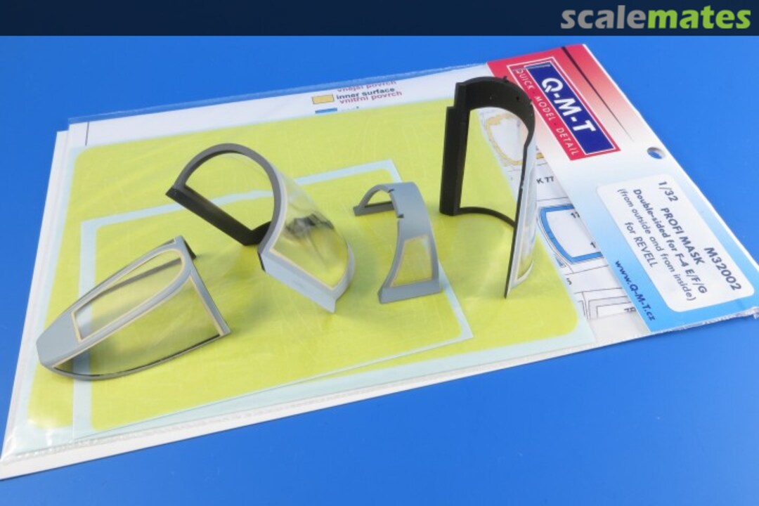 Boxart Profi canopy mask double-sided (from outside and from inside) McDonnell F-4E/F-4F/F-4G M32002 Q-M-T Boxart Profi canopy mask double-sided (from outside and from inside) McDonnell F-4E/F-4F/F-4G M32002 Q-M-T