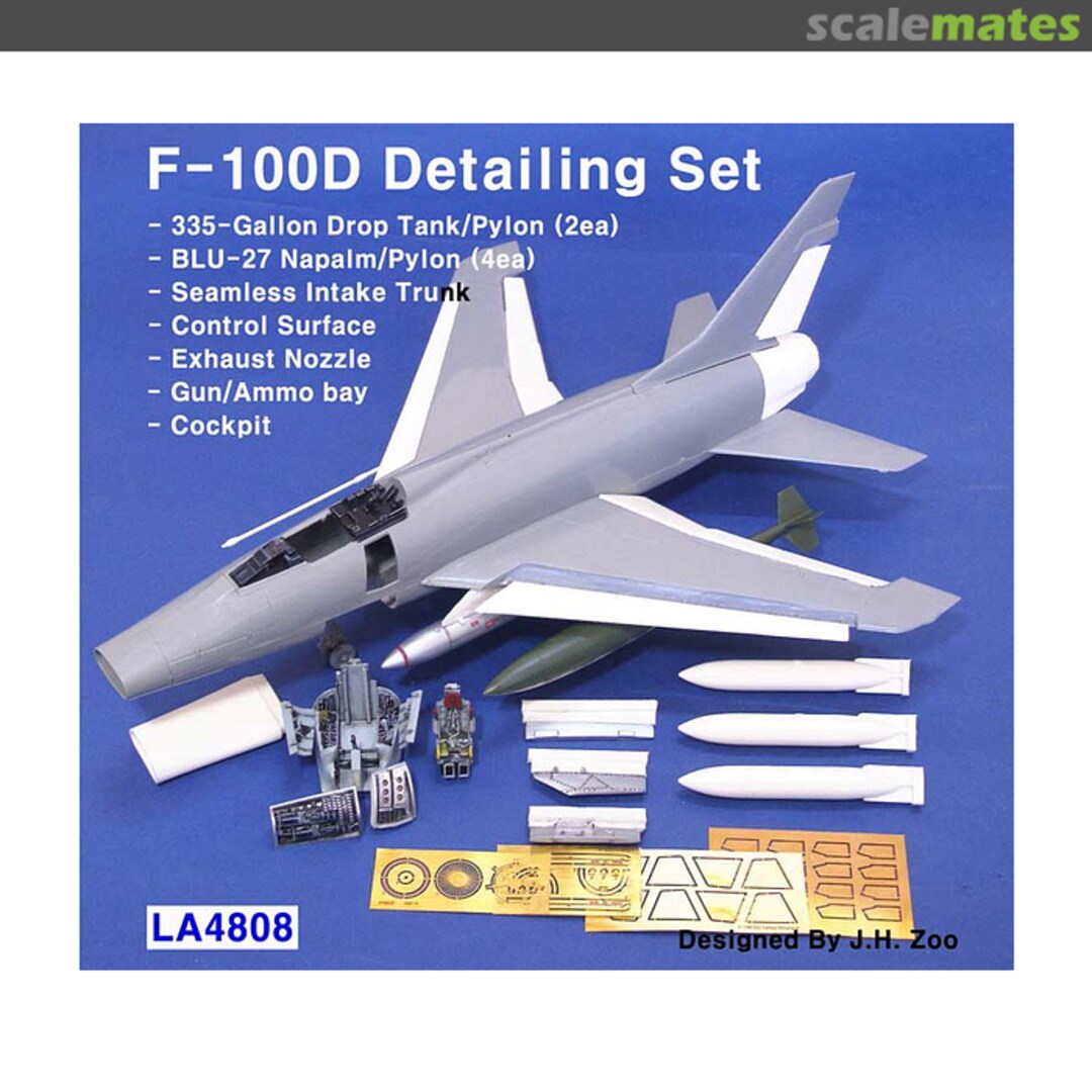 Boxart F-100D Super Sabre Detail Set LA4808 Legend Productions Boxart F-100D Super Sabre Detail Set LA4808 Legend Productions