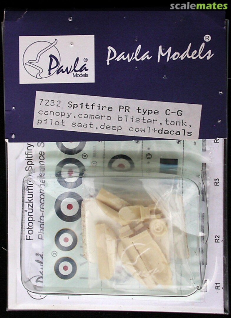 Boxart Spitfire PR MK.III, IV, VII U72-32 Pavla Models Boxart Spitfire PR MK.III, IV, VII U72-32 Pavla Models