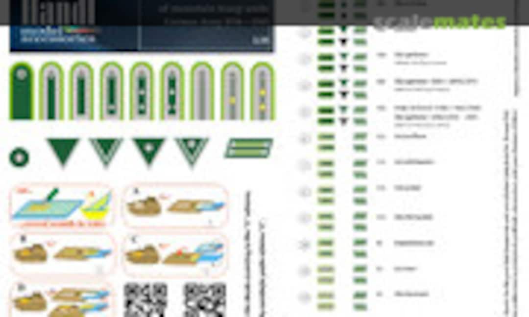 1:35 Insignia ranks of mountain troop units #1 (Handl 049035) 049035