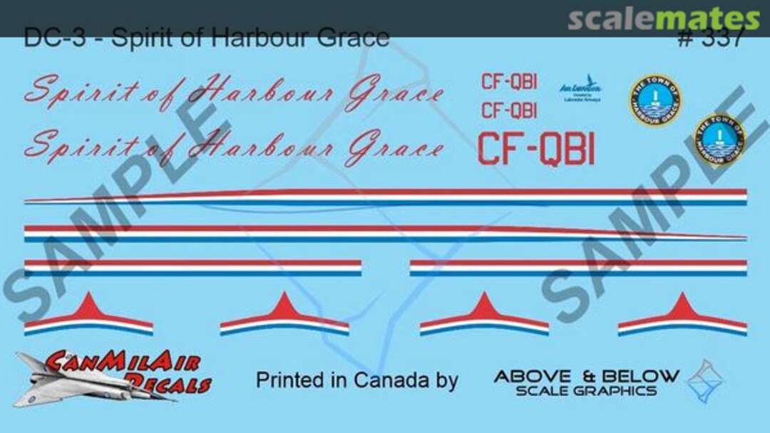 Boxart Douglas Dakota DC-3 337 Above & Below Graphics