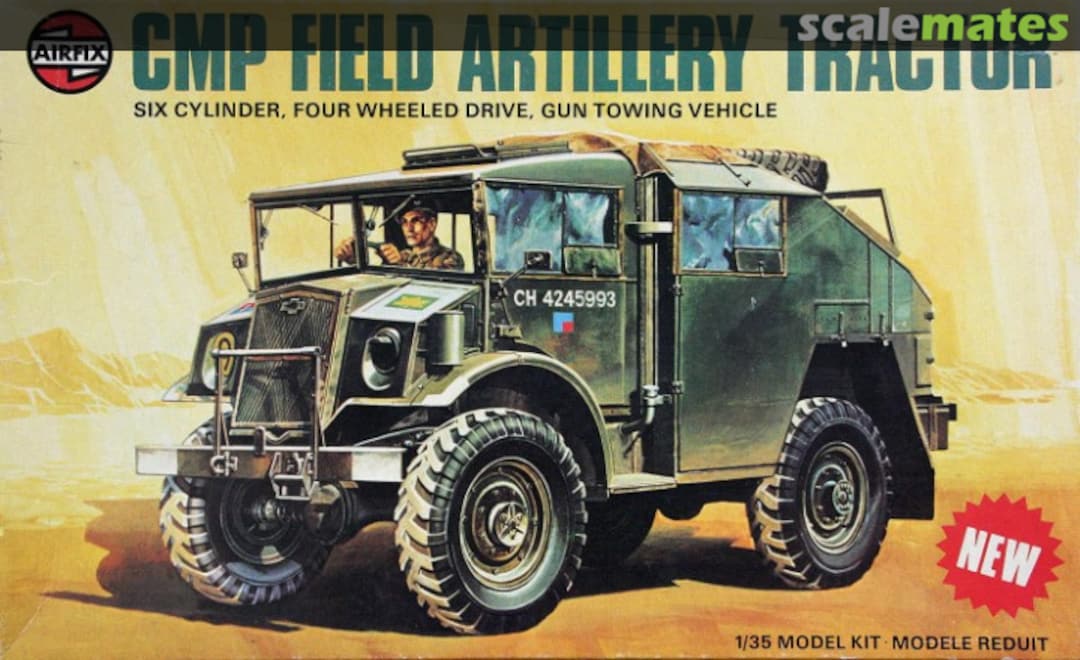 Boxart CMP Field Artillery Tractor 08368-7 Airfix Boxart CMP Field Artillery Tractor 08368-7 Airfix