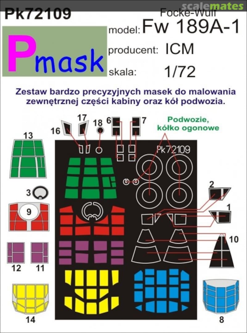 Boxart Fw 189A-1 Pk72109 Pmask Boxart Fw 189A-1 Pk72109 Pmask