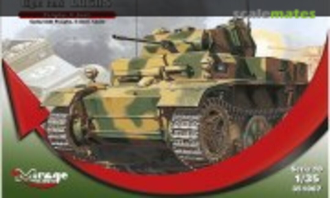 1:35 Pz.Kpfw. II Ausf. L "LUCHS' Light tank (Mirage Hobby 351007)