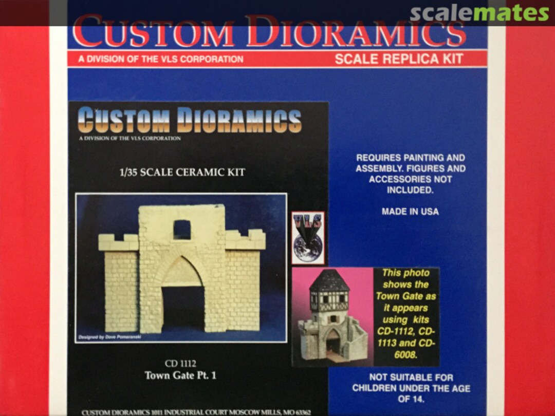 Boxart Town Gate Pt. 1 CD 1112 Custom Dioramics Boxart Town Gate Pt. 1 CD 1112 Custom Dioramics