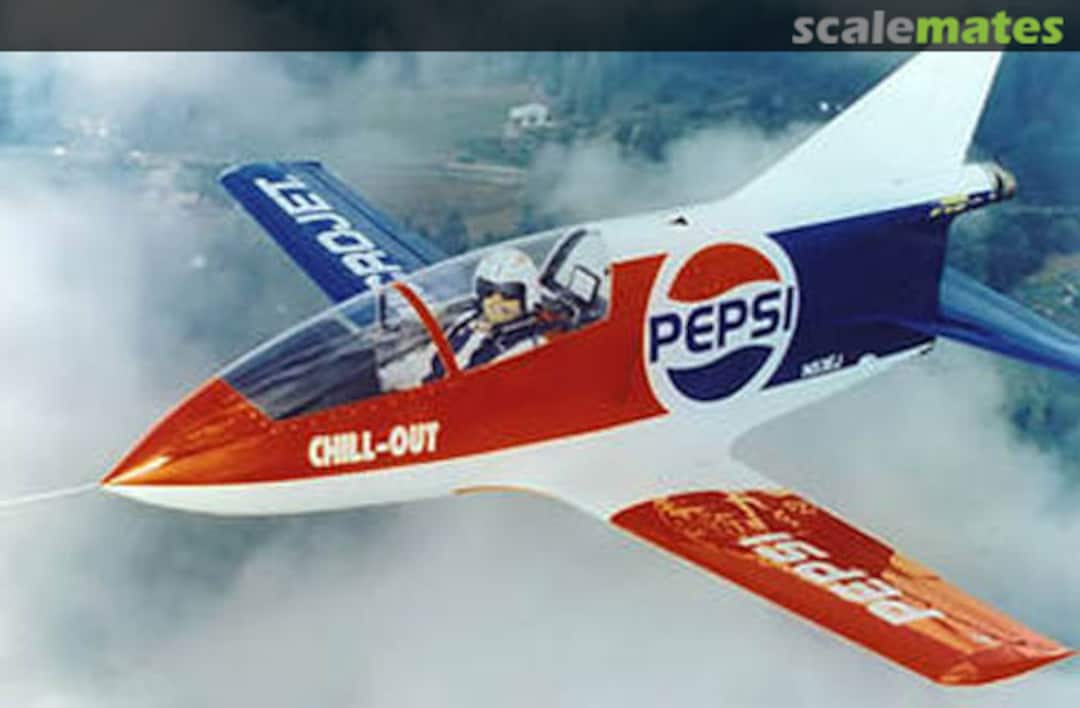 Boxart BD-5 Pepsi 048-95-18 JBOT Decals Boxart BD-5 Pepsi 048-95-18 JBOT Decals