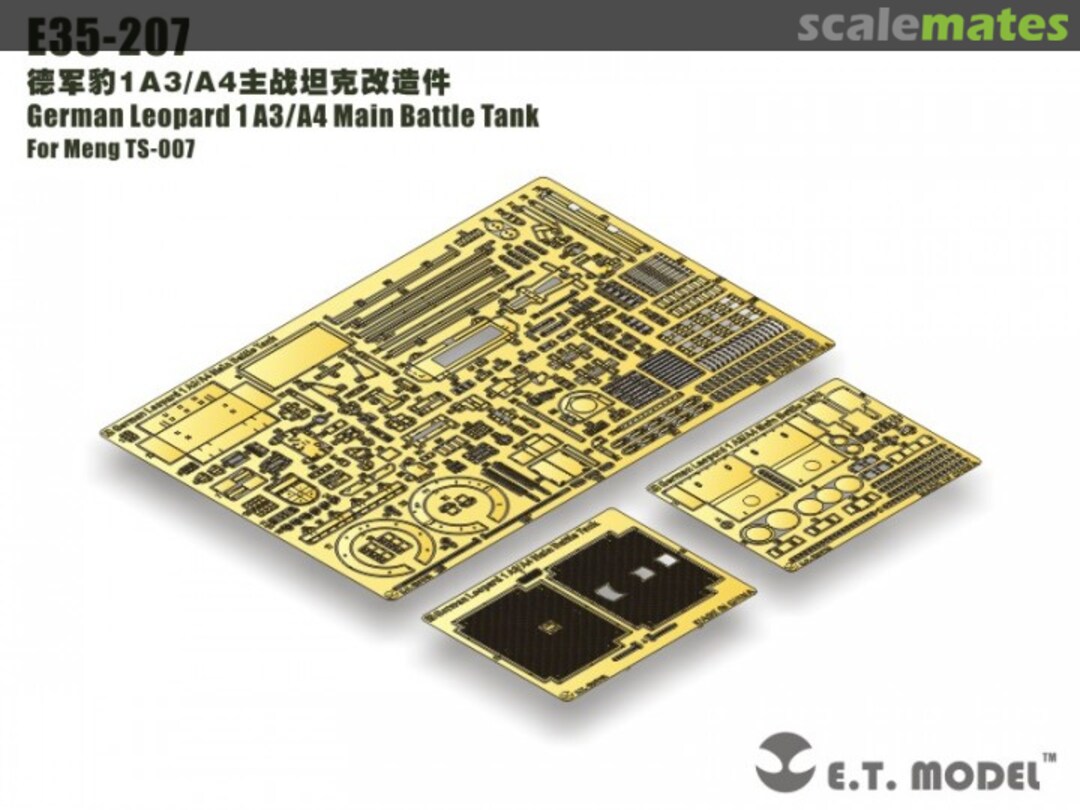 Boxart Leopard 1 A3/A4 Main Battle Tank E35-207 E.T. Model Boxart Leopard 1 A3/A4 Main Battle Tank E35-207 E.T. Model