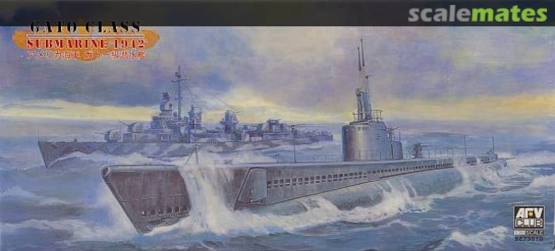 Boxart Gato Class Submarine 1942 SE73510 AFV Club Boxart Gato Class Submarine 1942 SE73510 AFV Club