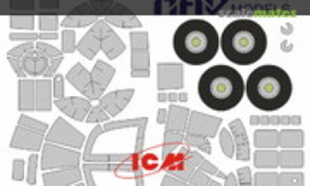 1:48 Paint mask for Heinkel He-111 (KAV models KAV M48 023) KAV M48 023