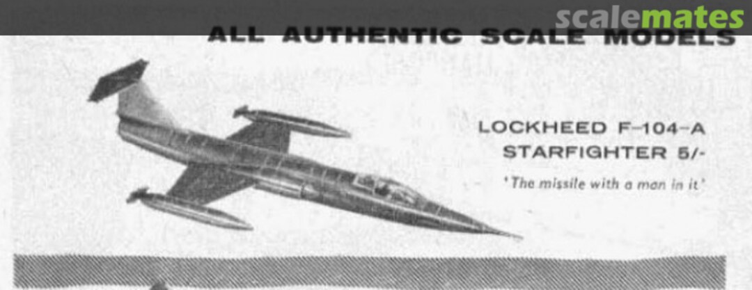 Boxart F-104A Starfighter  Kleeware Comet Series