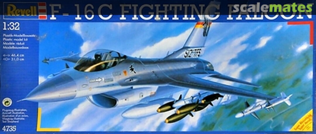 Boxart F-16C Fighting Falcon 4735 Revell Boxart F-16C Fighting Falcon 4735 Revell