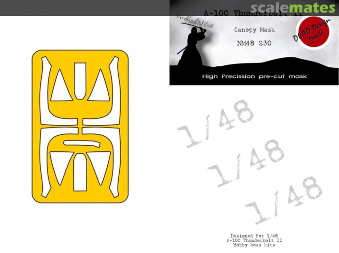 Boxart A-10C Thunderbolt II masks NM48230 DEAD Design Models Boxart A-10C Thunderbolt II masks NM48230 DEAD Design Models