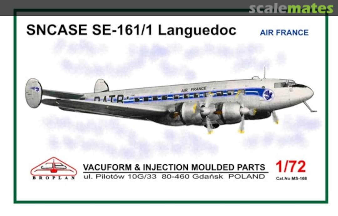 Boxart SNCASE SE-161/1 Languedoc MS-168 Broplan Boxart SNCASE SE-161/1 Languedoc MS-168 Broplan