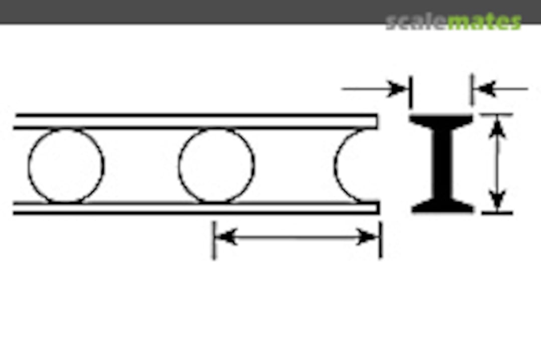 Boxart Open Web Truss - Cellform Style 90933 Plastruct