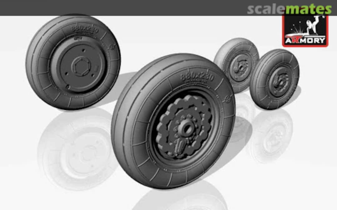 Boxart Su-7B (late)/BM/BMK/U wheels set AW48006 Armory Boxart Su-7B (late)/BM/BMK/U wheels set AW48006 Armory