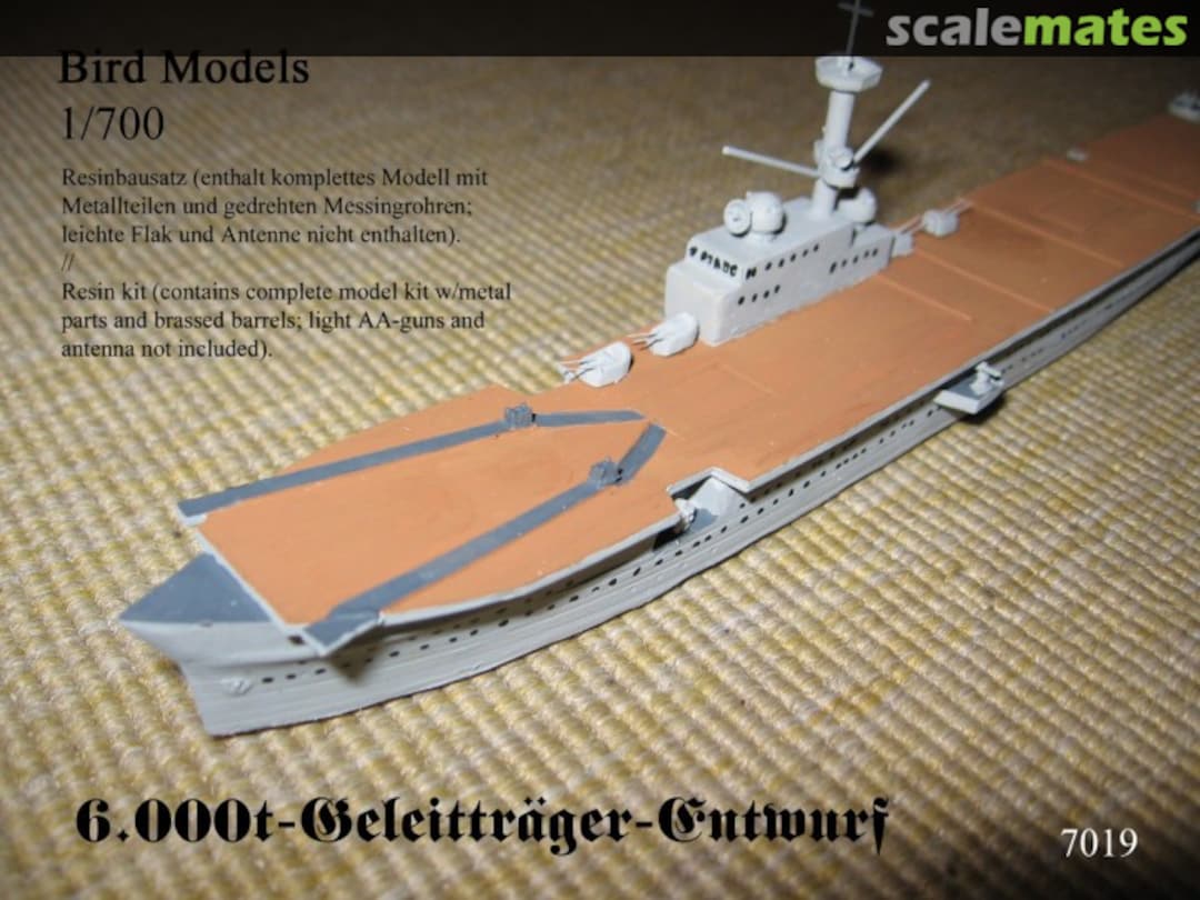 Boxart 6.000 t Geleitträger-Entwurf 7019 Bird Models Boxart 6.000 t Geleitträger-Entwurf 7019 Bird Models