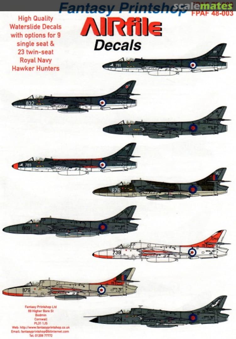 Boxart Hawker Hunter in FAA Service FPAF 72-003 Fantasy Printshop Boxart Hawker Hunter in FAA Service FPAF 72-003 Fantasy Printshop