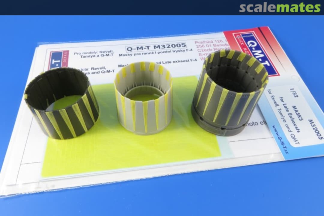 Boxart F-4 Exhaust nozzles masks for McDonnell F-4E/F-4F/F-4G/RF-4C/RF-4E M32005 Q-M-T Boxart F-4 Exhaust nozzles masks for McDonnell F-4E/F-4F/F-4G/RF-4C/RF-4E M32005 Q-M-T