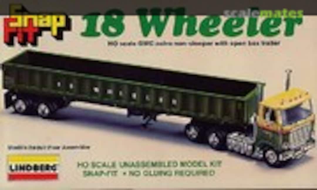 1:87 GMC Astro Non-Sleeper with open box trailer (Lindberg 1050)