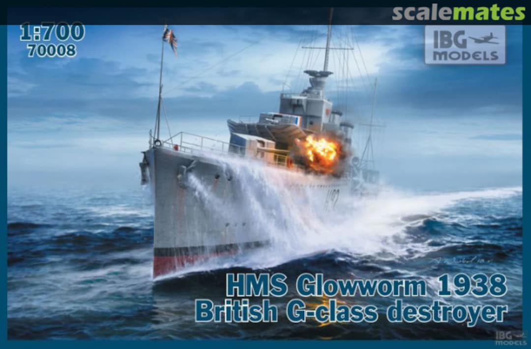 Boxart HMS Glowworm 1938 70008 IBG Models