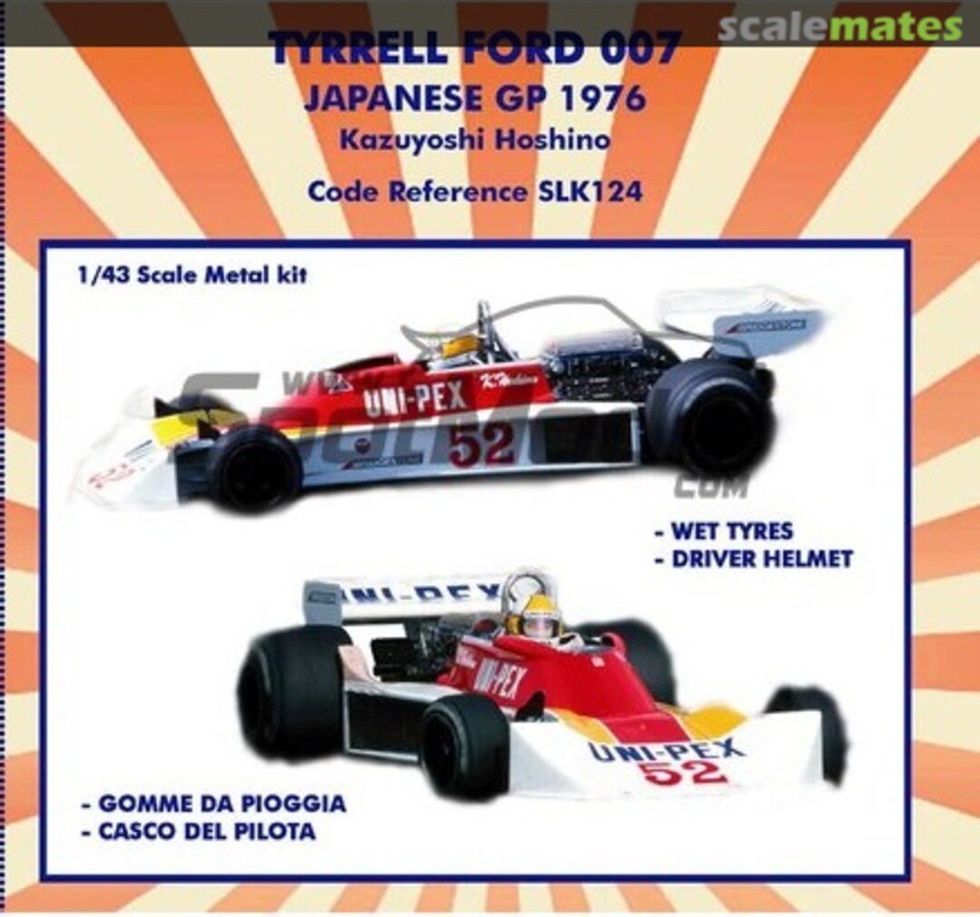 Boxart Tyrrell Ford 007 Uni-Pex #52 SLK 124 SilverLine Boxart Tyrrell Ford 007 Uni-Pex #52 SLK 124 SilverLine