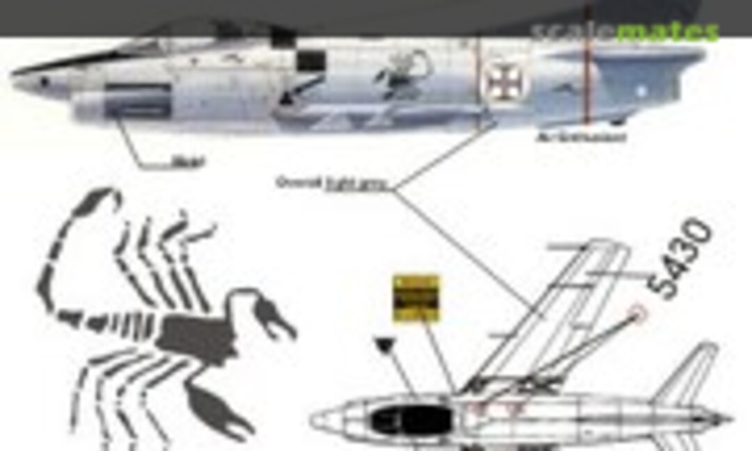 1:48 Fiat G91 R/4 "Escorpiões" (Santa Cruz Modelismo 4803) 4803