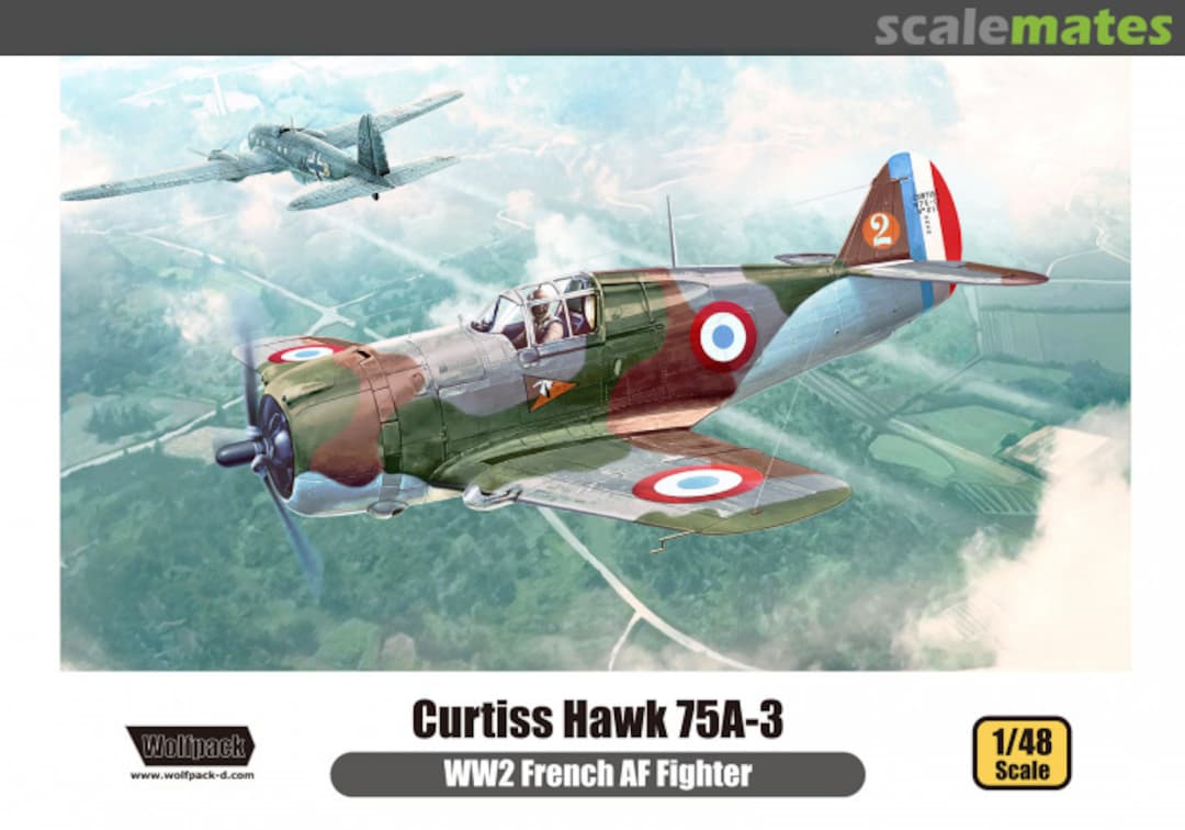 Boxart Curtiss Hawk 75A-3 'French AF' WP14815 Wolfpack Boxart Curtiss Hawk 75A-3 'French AF' WP14815 Wolfpack
