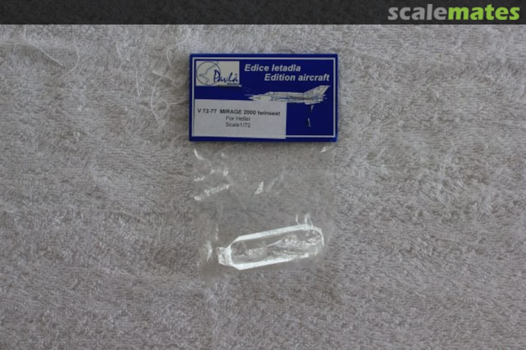 Boxart Mirage 2000 twinseat canopy V72-77 Pavla Models Boxart Mirage 2000 twinseat canopy V72-77 Pavla Models