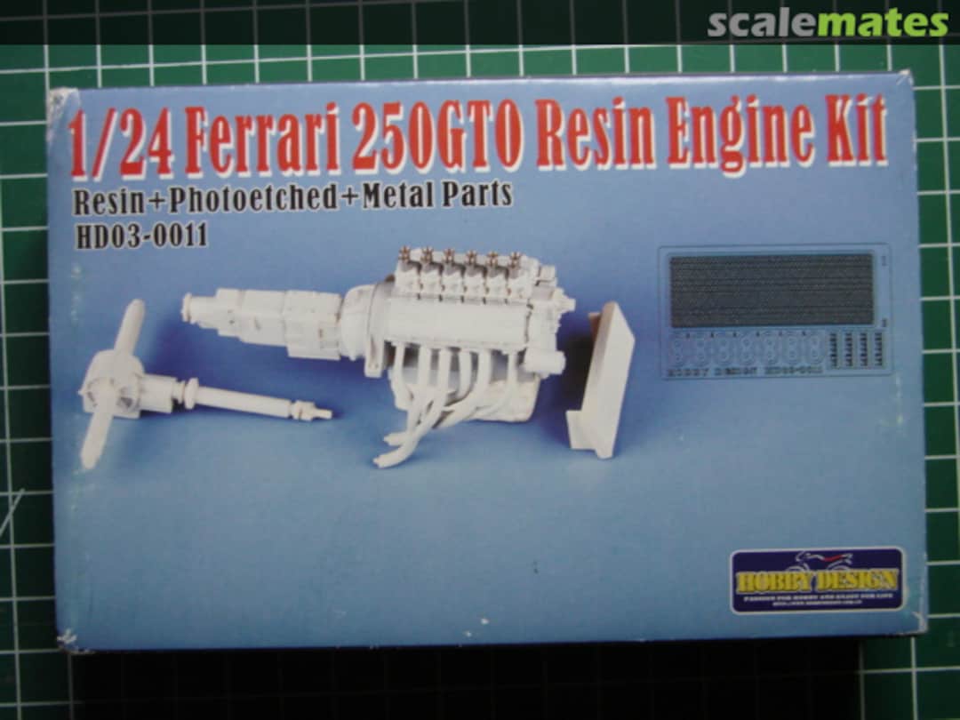 Boxart Ferrari 250 GTO Engine HD03-0011 Hobby Design Boxart Ferrari 250 GTO Engine HD03-0011 Hobby Design