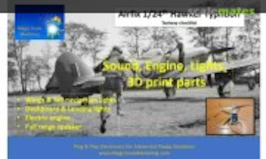 1:24 Hawker Typhoon - Lighting, Engines and Sound (Magic Scale Modeling MSM-025) MSM-025