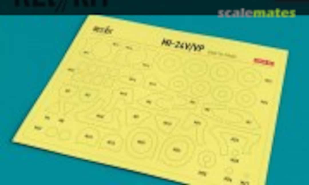 1:48 Mi-24 V,VP,P Pre-cut painting masks (ResKit RSM48-001) RSM48-001