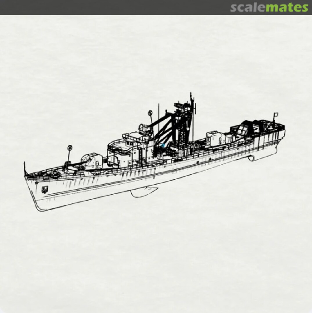 Boxart Soviet Mirka-Class I SKR-7 Frigate SSC350627S-A SSMODEL Boxart Soviet Mirka-Class I SKR-7 Frigate SSC350627S-A SSMODEL