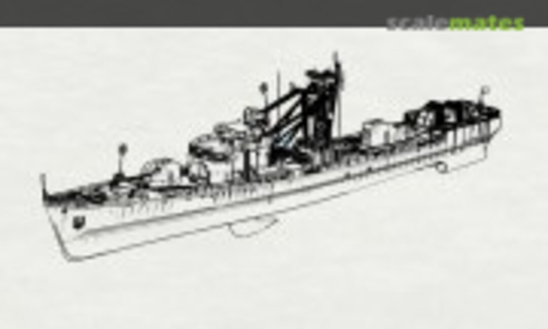 1:350 Soviet Mirka-Class I SKR-7 Frigate (SSMODEL SSC350627S-A) SSC350627S-A