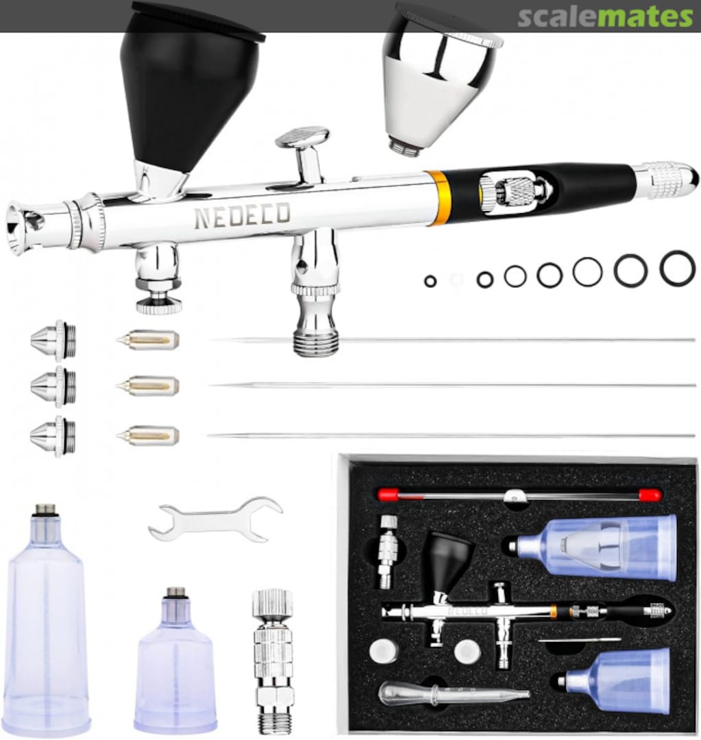 Boxart Dual-Action Gravity Feed Airbrush NCT-SJ83 NEOECO Boxart Dual-Action Gravity Feed Airbrush NCT-SJ83 NEOECO
