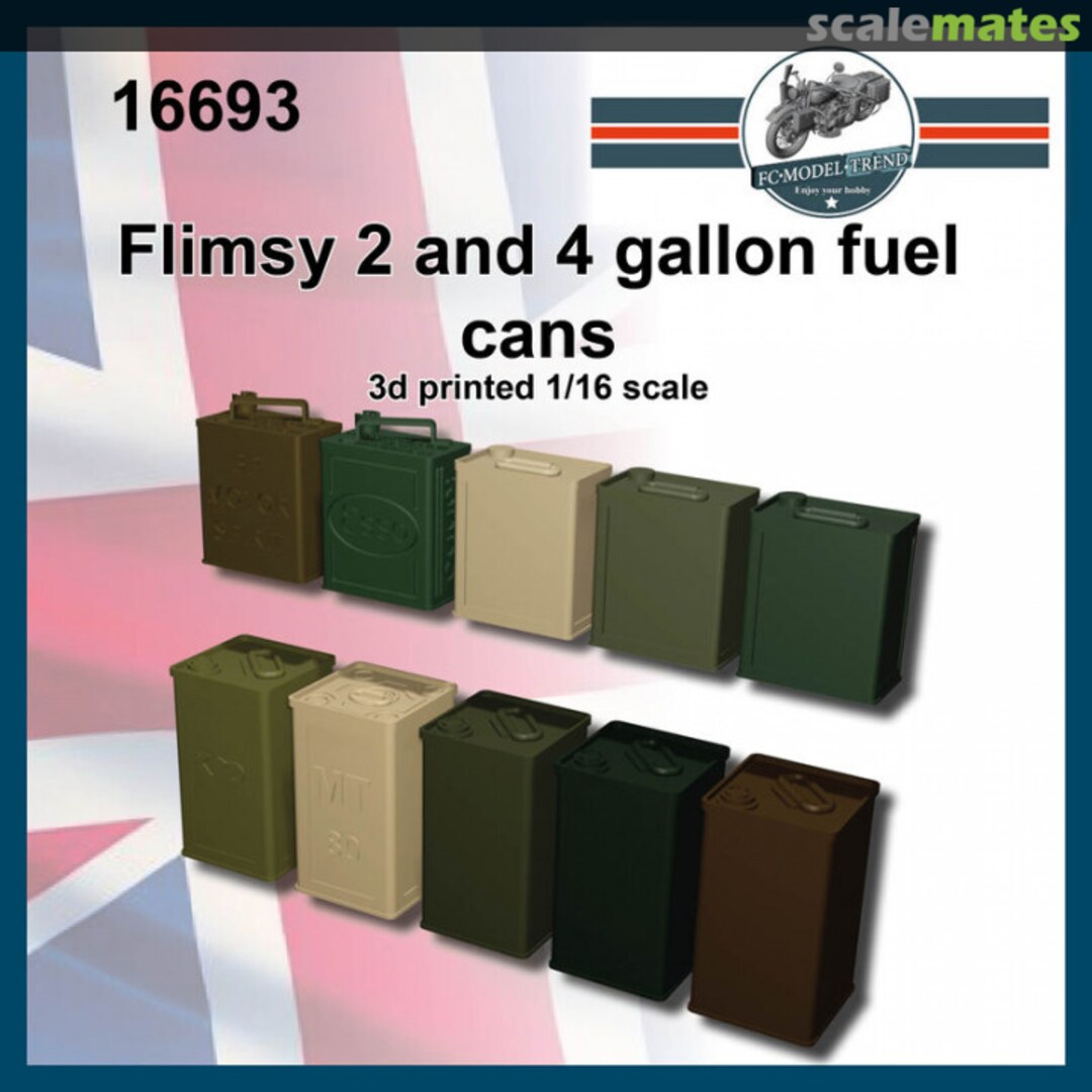 Boxart Flimsy - British WWII Fuel Container (3D-Printed) 16693 FC Model Trend Boxart Flimsy - British WWII Fuel Container (3D-Printed) 16693 FC Model Trend