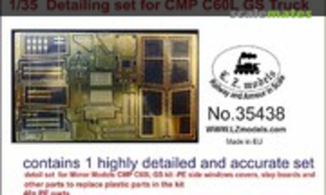 1:35 Detailing set for CMP Chevy C60L GS Truck (L.Z. Models 35438) 35438