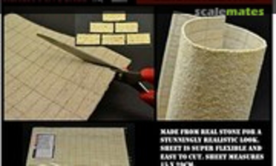 1:35 Real Stone Natural Stone Wall - Large Stones (Reality in Scale WALL015) WALL015