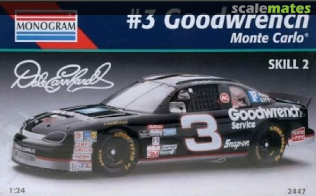 Boxart #3 Goodwrench Chevy Monte Carlo 2447 Monogram Boxart #3 Goodwrench Chevy Monte Carlo 2447 Monogram