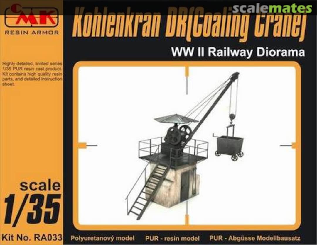 Boxart Kohlenkran DR(Coaling Crane) WW II Railway Diorama RA033 Resin Armor Boxart Kohlenkran DR(Coaling Crane) WW II Railway Diorama RA033 Resin Armor